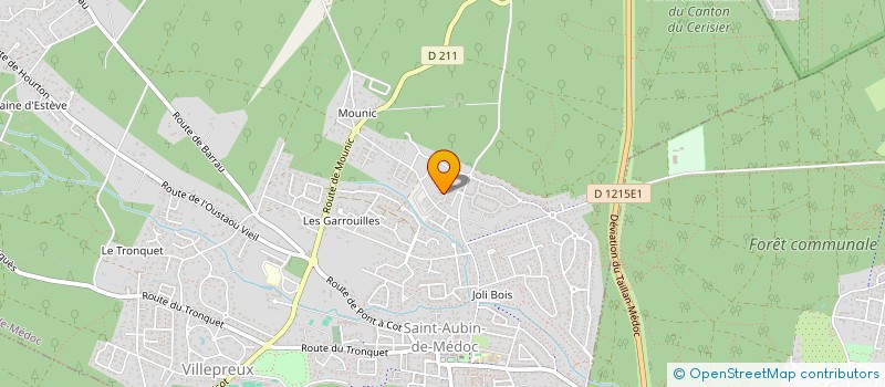 localisation de l'entreprise SCI MJP  SAINT-AUBIN-DE-MEDOC