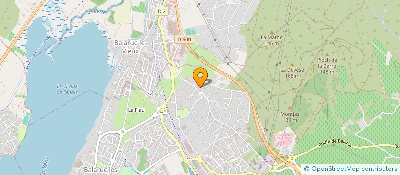 localisation de l'entreprise SCI MJP  BALARUC-LES-BAINS