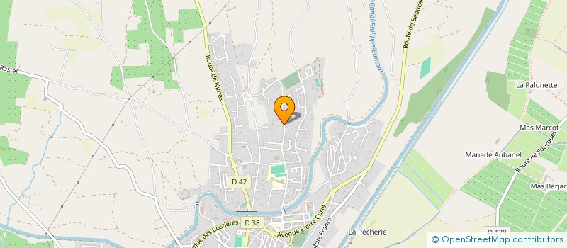 localisation de l'entreprise SCI MJP à SAINT-GILLES