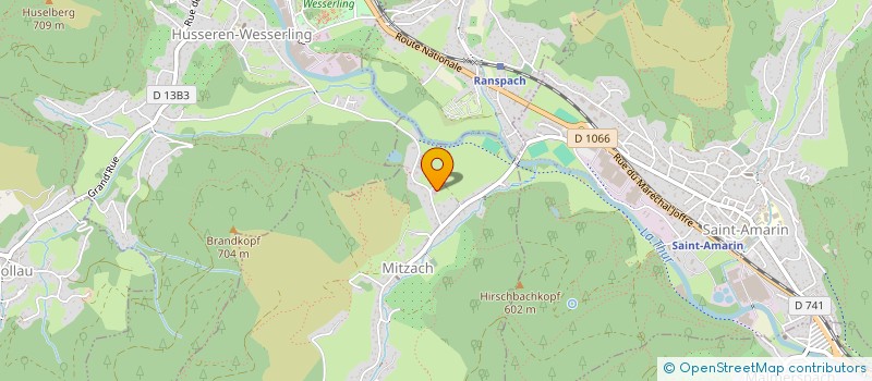 localisation de l'entreprise SCI MJP  MITZACH