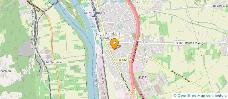 localisation de l'entreprise SCI MJP  SAINT-RAMBERT-D'ALBON