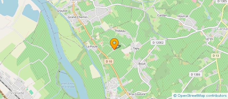 localisation de l'entreprise SCI MJR  RIONS