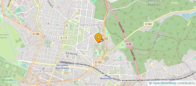 localisation de l'entreprise SCI MJR à VERSAILLES