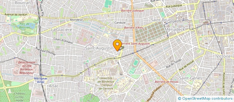 localisation de l'entreprise SCI MJSELYA  BORDEAUX