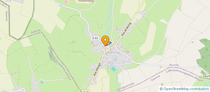 localisation de l'entreprise SCI MJSP  RAHLING