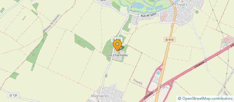localisation de l'entreprise SCI MJSP ZABEL à MIGNIERES