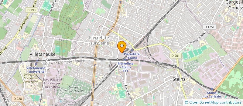 localisation de l'entreprise SCI MJT à PIERREFITTE-SUR-SEINE