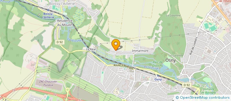localisation de l'entreprise SCI MJT IMMARMONT  OSNY