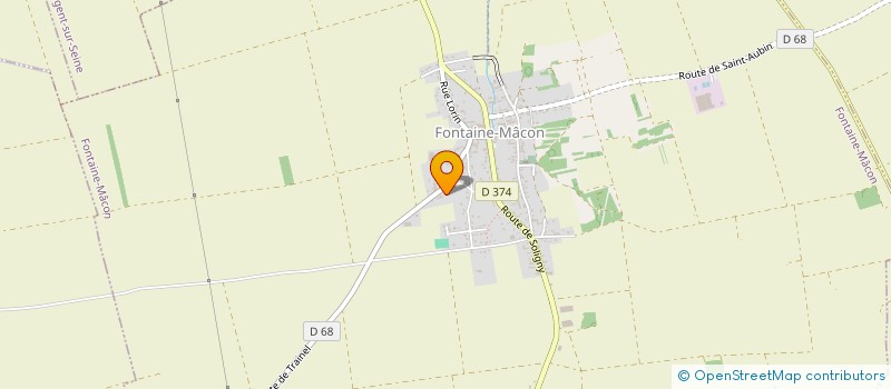 localisation de l'entreprise SCI MJV  FONTAINE-MACON