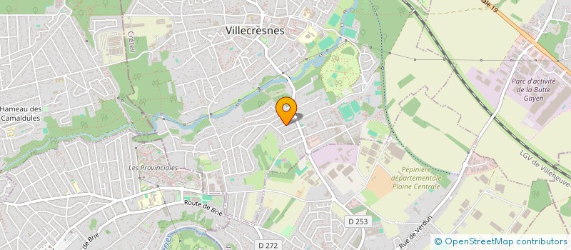 localisation de l'entreprise SCI MJV 49 69  VILLECRESNES