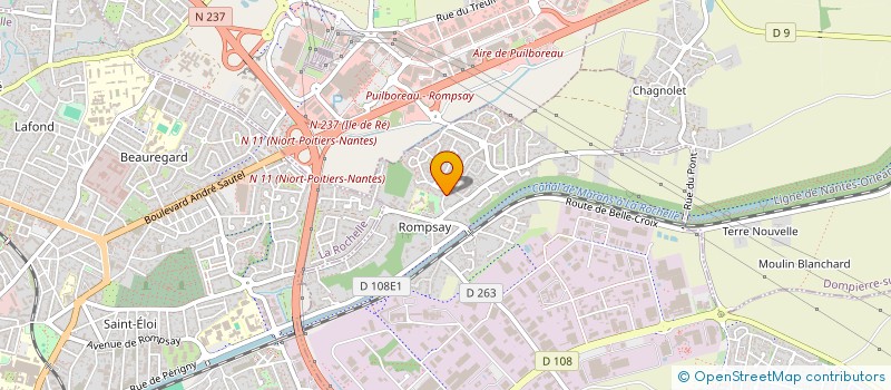 localisation de l'entreprise SCI MJV DE LA FONTAINE  PERIGNY