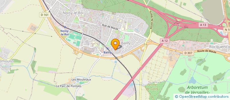 localisation de l'entreprise SCI MJVIMMOBILIER  BAILLY