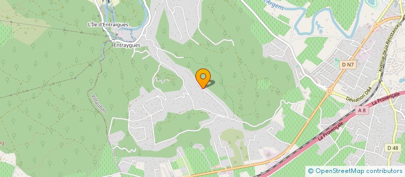 localisation de l'entreprise SCI MJVS  VIDAUBAN