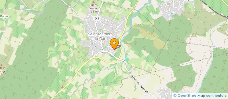 localisation de l'entreprise SCI MJW  SAINT-MAMERT-DU-GARD