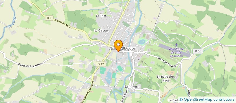 localisation de l'entreprise SCI MK 31  L'ISLE-EN-DODON