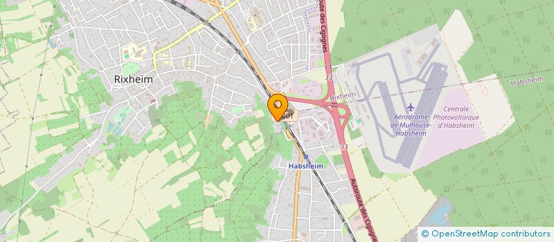 localisation de l'entreprise SCI MK  RIXHEIM