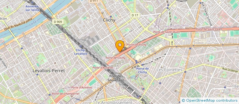 localisation de l'entreprise SCI MK à CLICHY