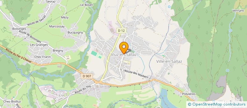 localisation de l'entreprise SCI MK  VIUZ-EN-SALLAZ