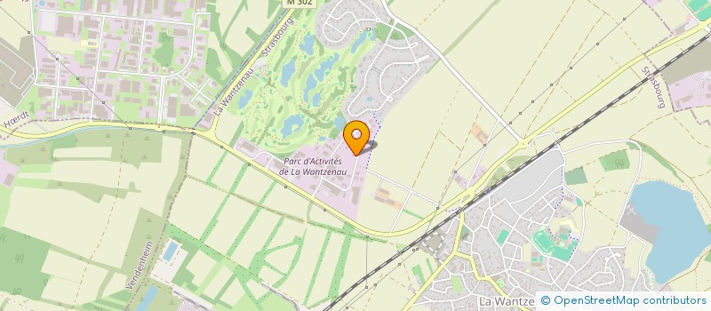 localisation de l'entreprise SCI MK  LA WANTZENAU