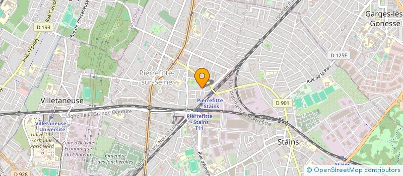localisation de l'entreprise SCI MK à PIERREFITTE-SUR-SEINE
