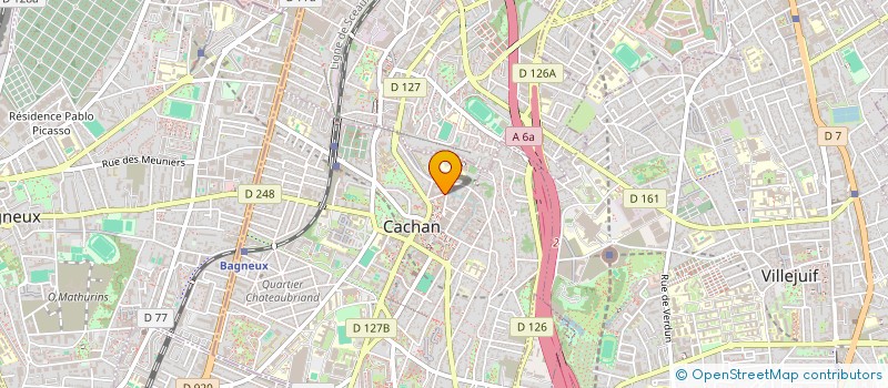 localisation de l'entreprise SCI MK  CACHAN