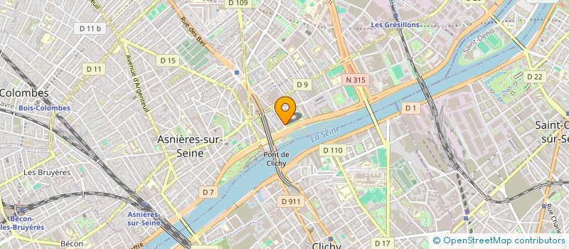localisation de l'entreprise SCI MK&F REAL ESTATE INVESTMENT à ASNIERES-SUR-SEINE