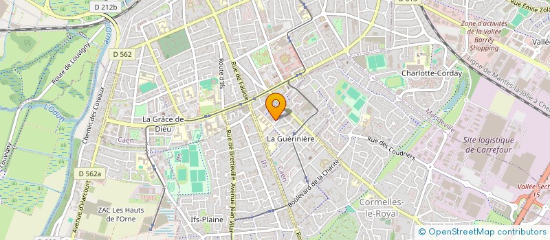 localisation de l'entreprise SCI MK GUERINIERE à CAEN