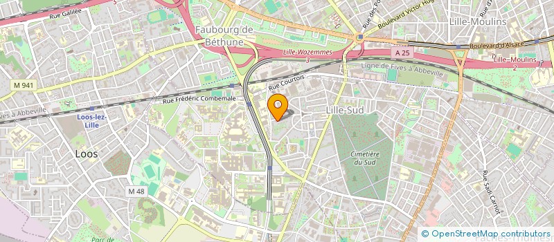 localisation de l'entreprise SCI MK IMMO  LILLE