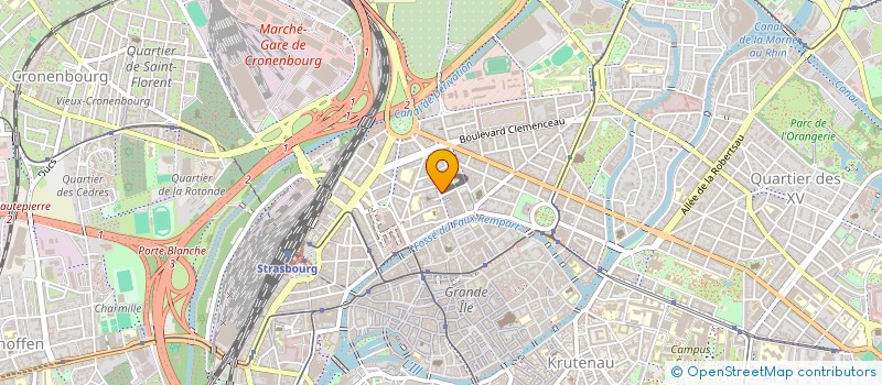 localisation de l'entreprise SCI MK ONE  STRASBOURG