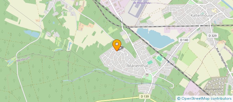 localisation de l'entreprise SCI MK TRANSACTIONS  HAGUENAU