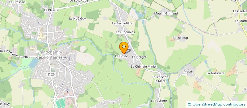 localisation de l'entreprise SCI MK2B  CASSON