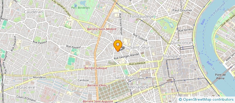 localisation de l'entreprise SCI MK3  BORDEAUX