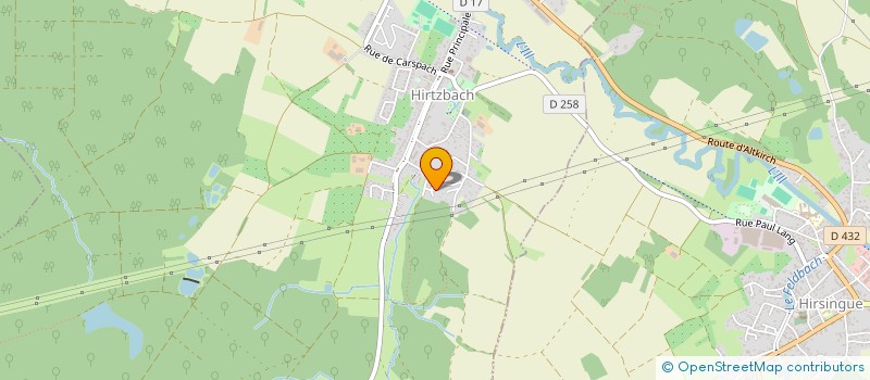 localisation de l'entreprise SCI MK4A  HIRTZBACH