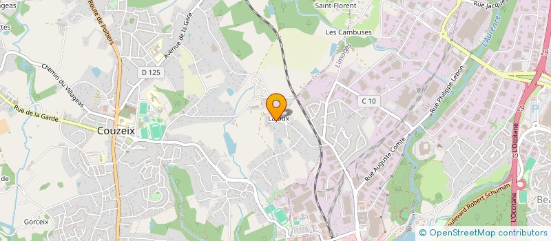 localisation de l'entreprise SCI MKCB à COUZEIX