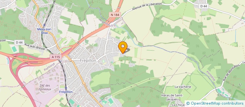 localisation de l'entreprise SCI MKD  FREPILLON