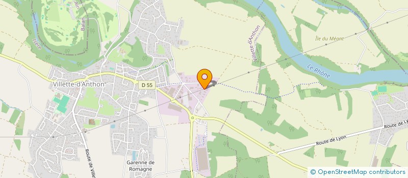 localisation de l'entreprise SCI MKD  VILLETTE-D'ANTHON