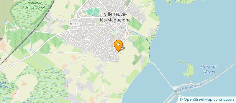 localisation de l'entreprise SCI MKE  VILLENEUVE-LES-MAGUELONE