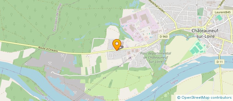 localisation de l'entreprise SCI MKF  CHATEAUNEUF-SUR-LOIRE