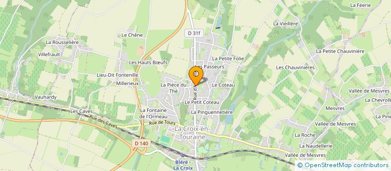 localisation de l'entreprise SCI MKI à LA CROIX-EN-TOURAINE