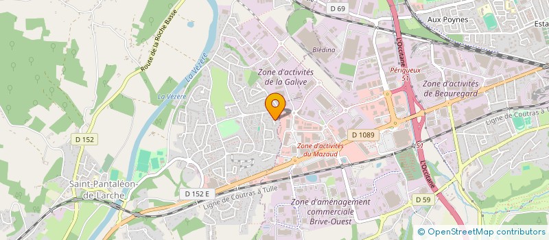 localisation de l'entreprise SCI MKL  SAINT-PANTALEON-DE-LARCHE