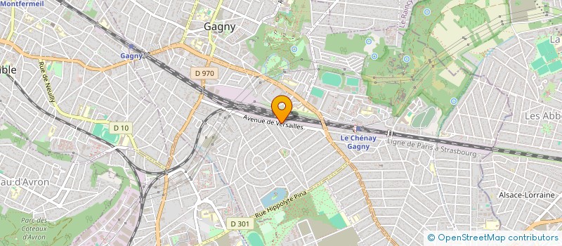 localisation de l'entreprise SCI MKL à GAGNY