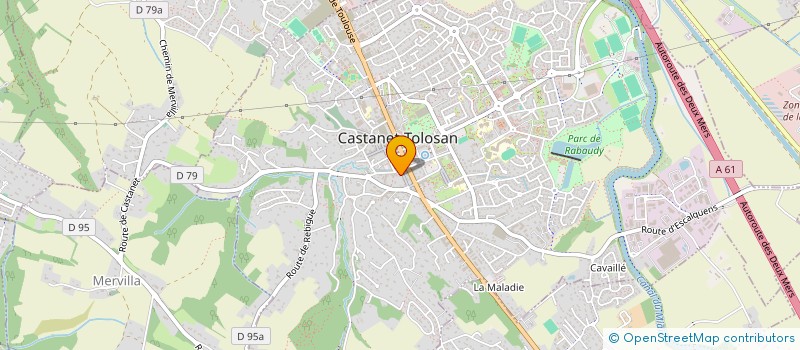 localisation de l'entreprise SCI MKM à CASTANET-TOLOSAN