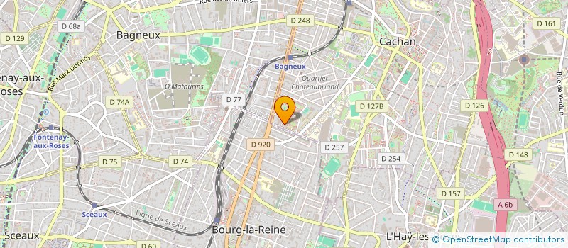 localisation de l'entreprise SCI MKM2  CACHAN