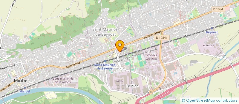 localisation de l'entreprise SCI MKMG  SAINT-MAURICE-DE-BEYNOST