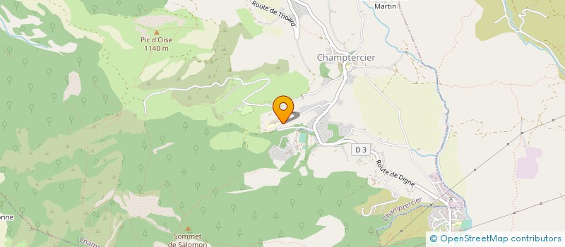 localisation de l'entreprise SCI MKMP à CHAMPTERCIER