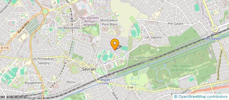 localisation de l'entreprise SCI MKN  SEVRAN