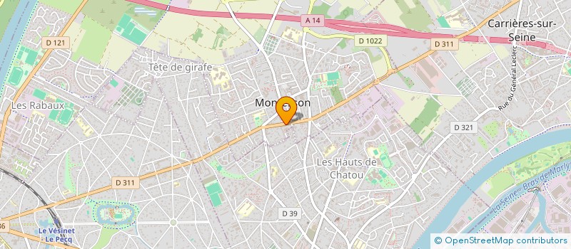 localisation de l'entreprise SCI MKN CONTEMPLATIONS  MONTESSON