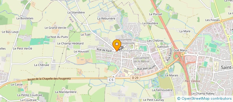 localisation de l'entreprise SCI MKO MONTGERMONT  MONTGERMONT