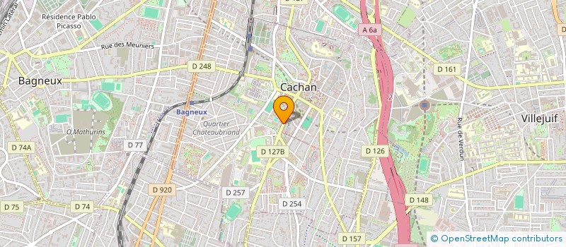 localisation de l'entreprise SCI MKO2-BDK  CACHAN