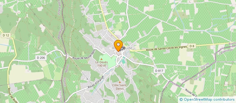 localisation de l'entreprise SCI MKP  ROCHEGUDE